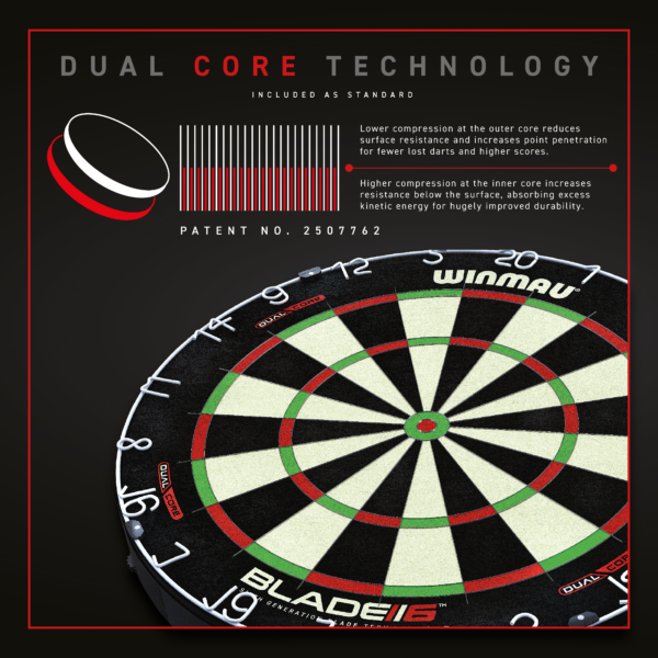 Winmau Blade 6 Dual Core Píluspjald - Image 8