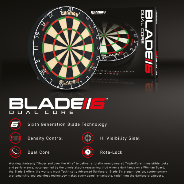 Winmau Blade 6 Dual Core Píluspjald - Image 4