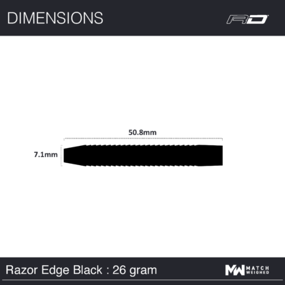 Razor Edge Black 26g - Image 6