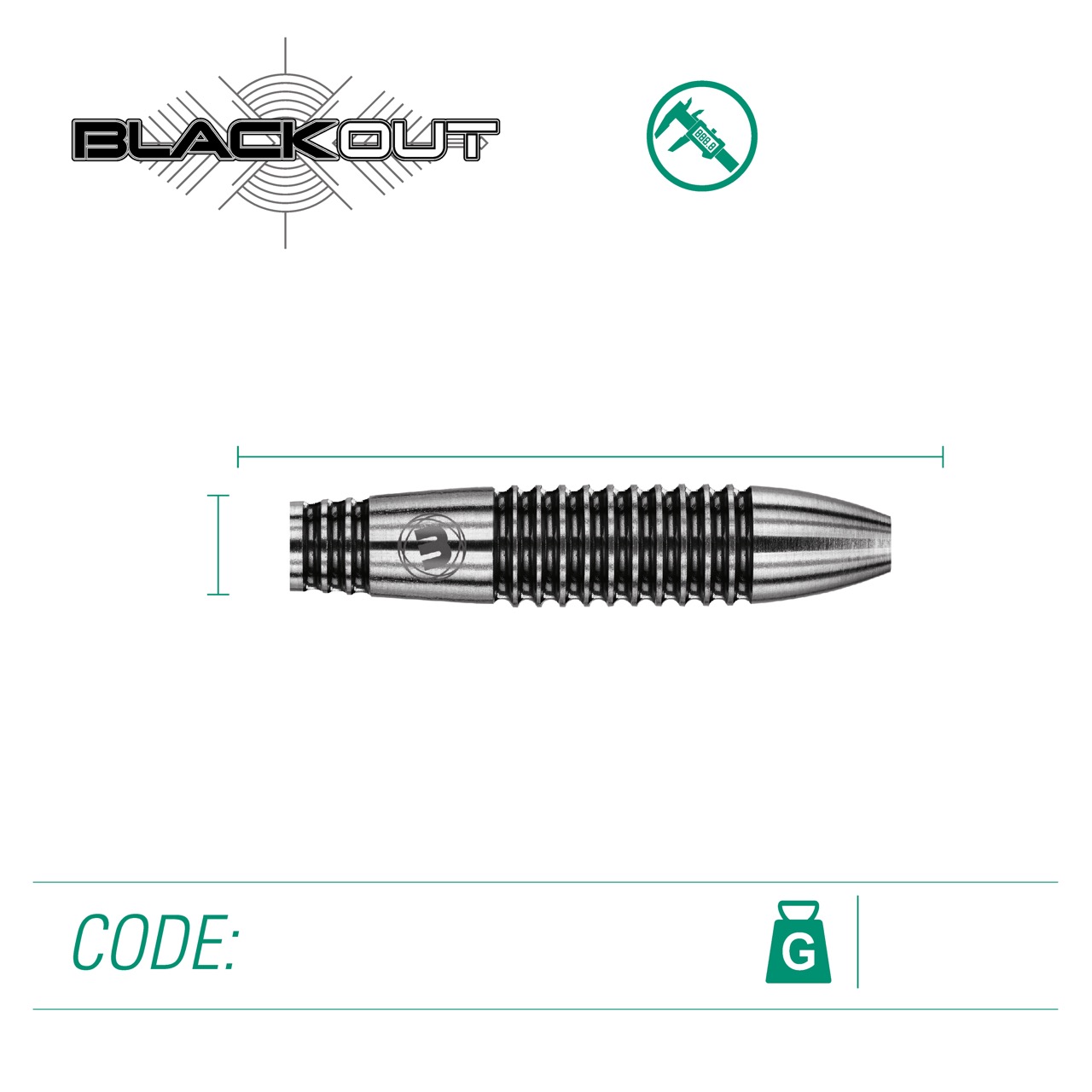 Tungsten Pílur - Blackout 24g bullet - Image 4