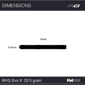 Michael van Gerwen Pílur - Evo X 22,5g - Image 4