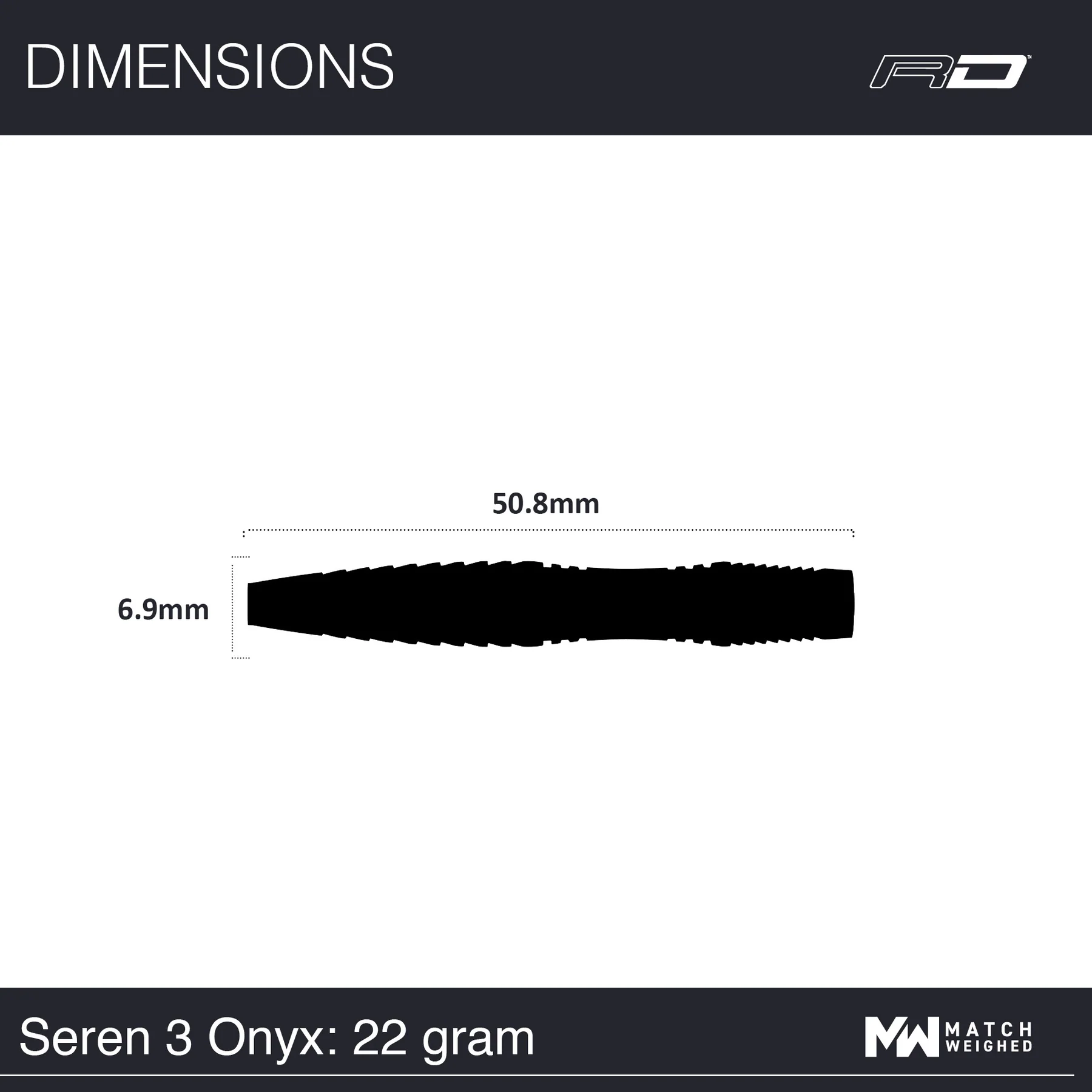 Tungsten Pílur - Seren 3 svartar - Image 3