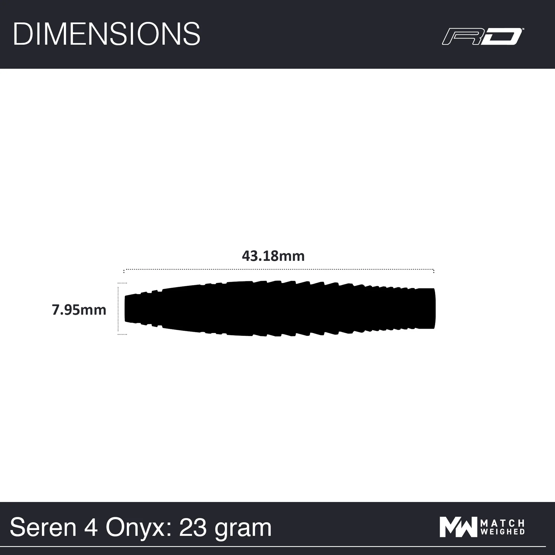 Tungsten Pílur - Seren 4 svartar - Image 5