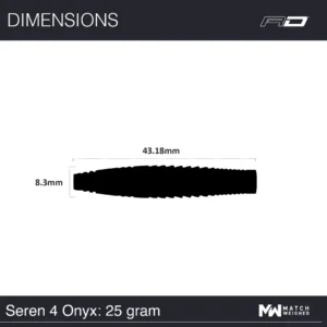 Tungsten Pílur - Seren 4 svartar - Image 6