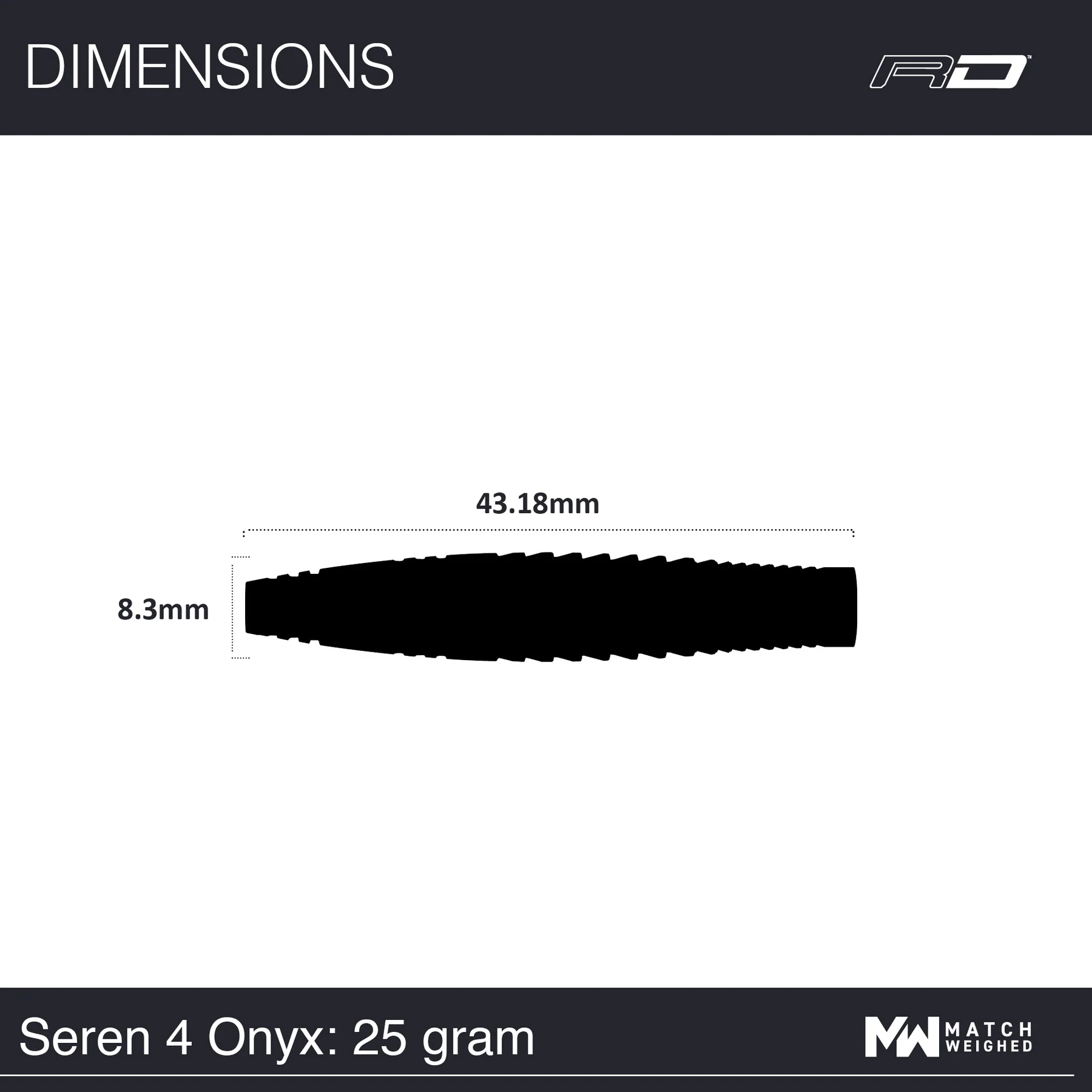 Tungsten Pílur - Seren 4 svartar - Image 6