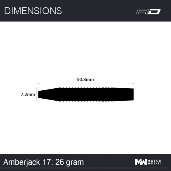 Tungsten Pílur - Amberjack 17