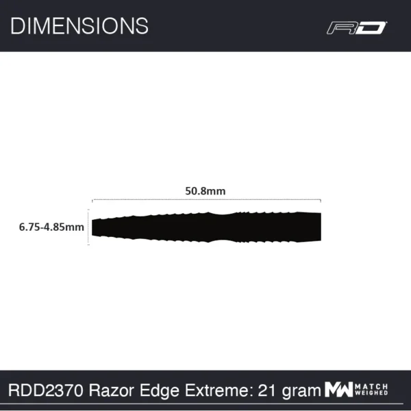 Tungsten Pílur - Razor edge Extreme