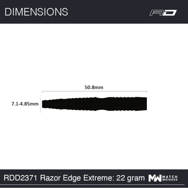 Tungsten Pílur - Razor edge Extreme