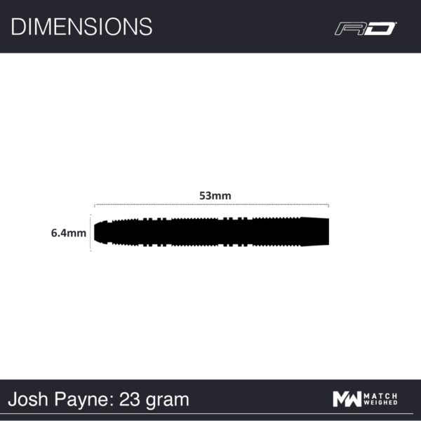 Josh Payne 23g pílusett