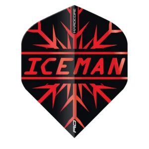 Fjaðrir - Gervyn "Iceman" Price svört/rauð - Image 1