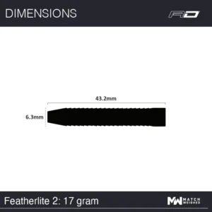 Tungsten pílusett - Featherlites - Image 3