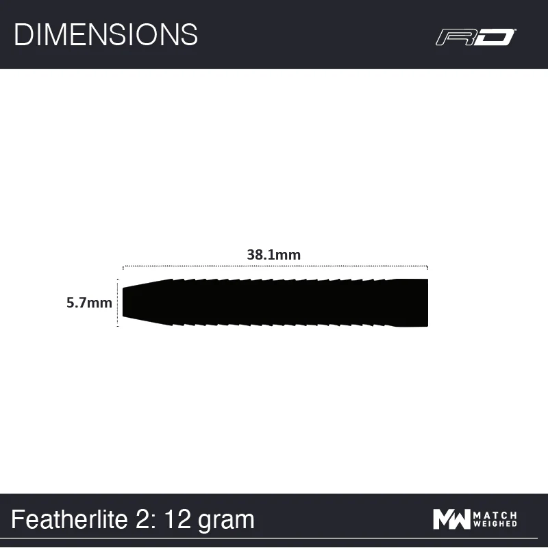 Tungsten pílusett - Featherlites - Image 2