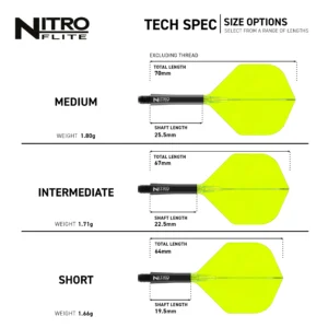Nitro Flite - Svartur leggur & Gul fjöður - Image 1
