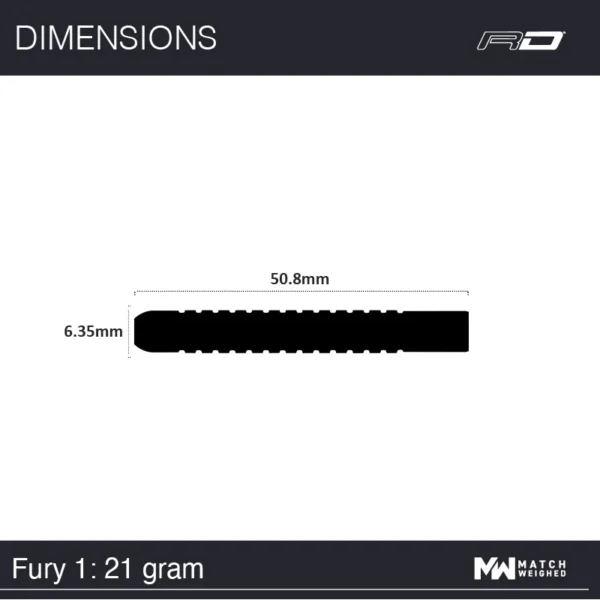 Tungsten pílusett - RD Fury 1 (flight master)