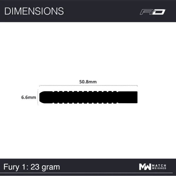 Tungsten pílusett - RD Fury 1 (flight master)