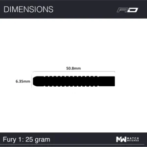 Tungsten pílusett - RD Fury 1 (flight master) - Image 7