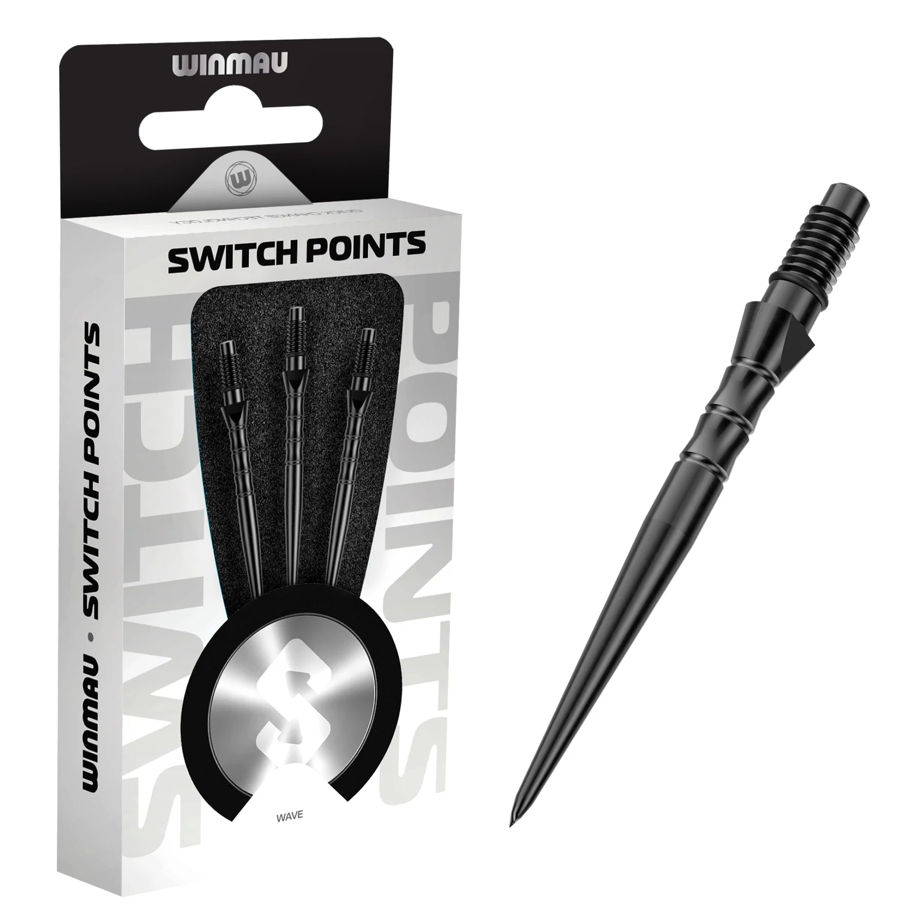 Skiptanlegir Oddar (Switch Points) - Bylgjugrip Svartir - Image 2